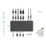 i-tec CADUAL4KDOCKPD2 laptop dock/port replicator