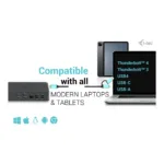 i-tec CADUAL4KDOCKPD2 laptop dock/port replicator