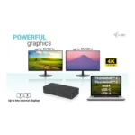 i-tec CADUAL4KDOCKPD2 laptop dock/port replicator