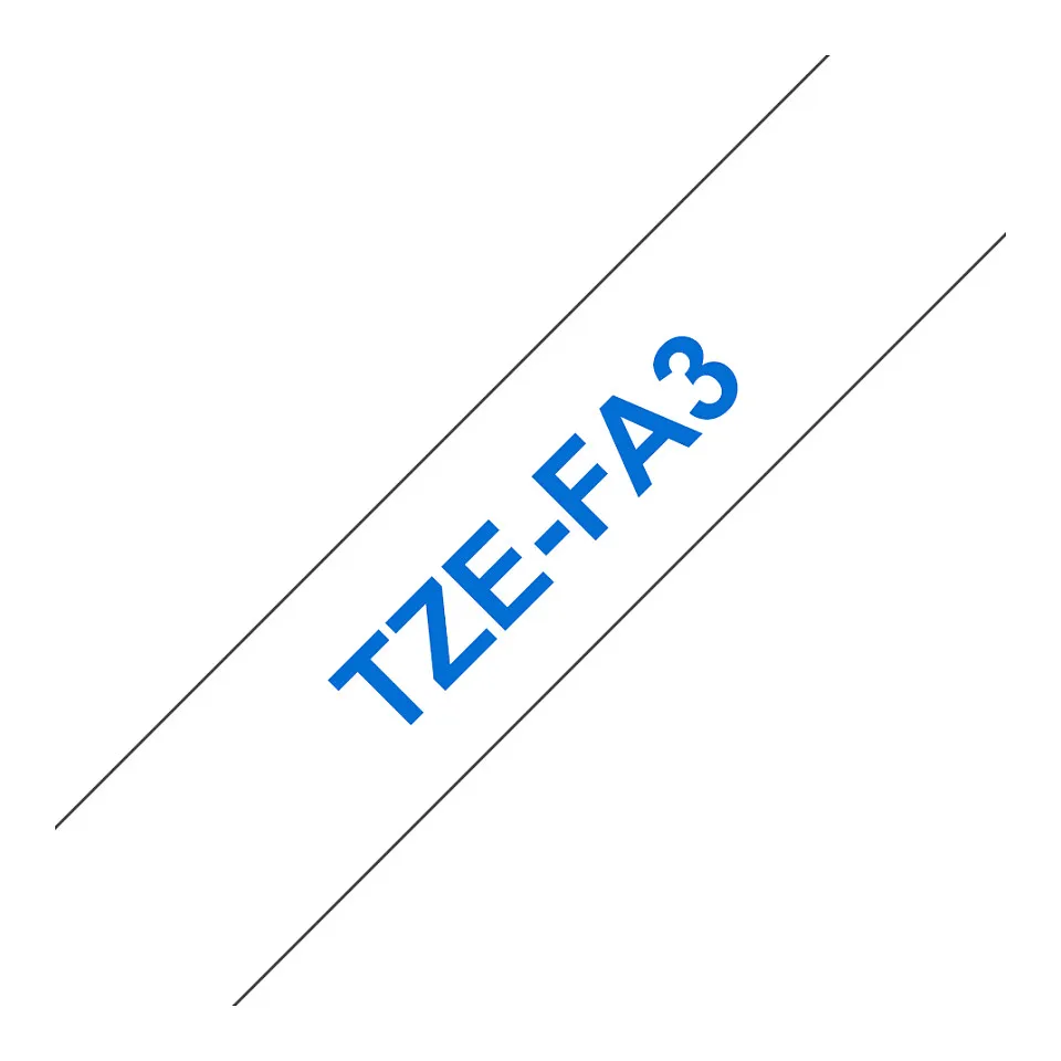 Brother TZE-FA3 label-making tape Etikečių juostelė Brother TZE-FA3