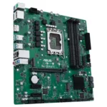 Motininė plokštė ASUS PRO Q670M-C-CSM, viršutinis kampas