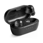 Teufel REAL BLUE TWS 3 ausinės, matomos iš šono, rodo laidų nebuvimą
