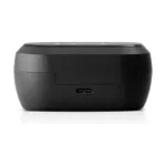 Teufel REAL BLUE TWS 3 ausinės, matomos iš šono, su įkrovimo dėžute