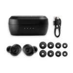 Teufel REAL BLUE TWS 3 ausinės, šoninis vaizdas su uždaru dizainu
