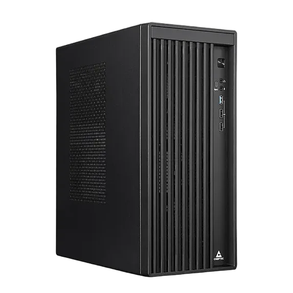 Chieftec Midi Tower BS-20B-OP. Schwarz o.NT Chieftec Midi Tower BS-20B-OP, juodas, palaiko micro ATX ir Mini-ITX