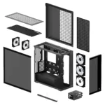 ARCTIC Xtender Black (Tinted Glass)