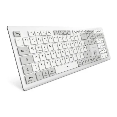 Klaviatūra Sharkoon OfficePal K30W wh