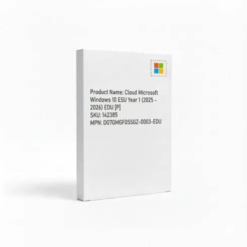 Cloud Microsoft Windows 10 ESU Year 1 (2025 - 2026) EDU [P]