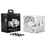 Korpuso aušintuvas be quiet! Pure Wings 3 120mm, PWM Reverse White Triple-Pack (BL136), vaizdas 3