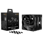 Korpuso aušintuvas be quiet! Pure Wings 3 120mm, PWM Reverse Triple-Pack (BL137), vaizdas 3