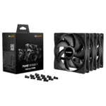Korpuso aušintuvas be quiet! Pure Wings 3 120mm, PWM Triple Pack (BL141), vaizdas 3