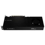 Vaizdo plokštė Sapphire AMD RADEON AI PRO R9700, šoninis vaizdas su ventiliatoriumi