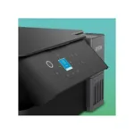 Epson EcoTank ET-2950 spausdintuvas, matomas iš šono su atidarytu dangčiu
