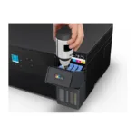Epson EcoTank ET-2950 spausdintuvo priekinis vaizdas su valdymo panele