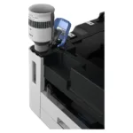 Canon MAXIFY GX7150 spausdintuvas, matomas iš šono su atidarytu popieriaus dėklu