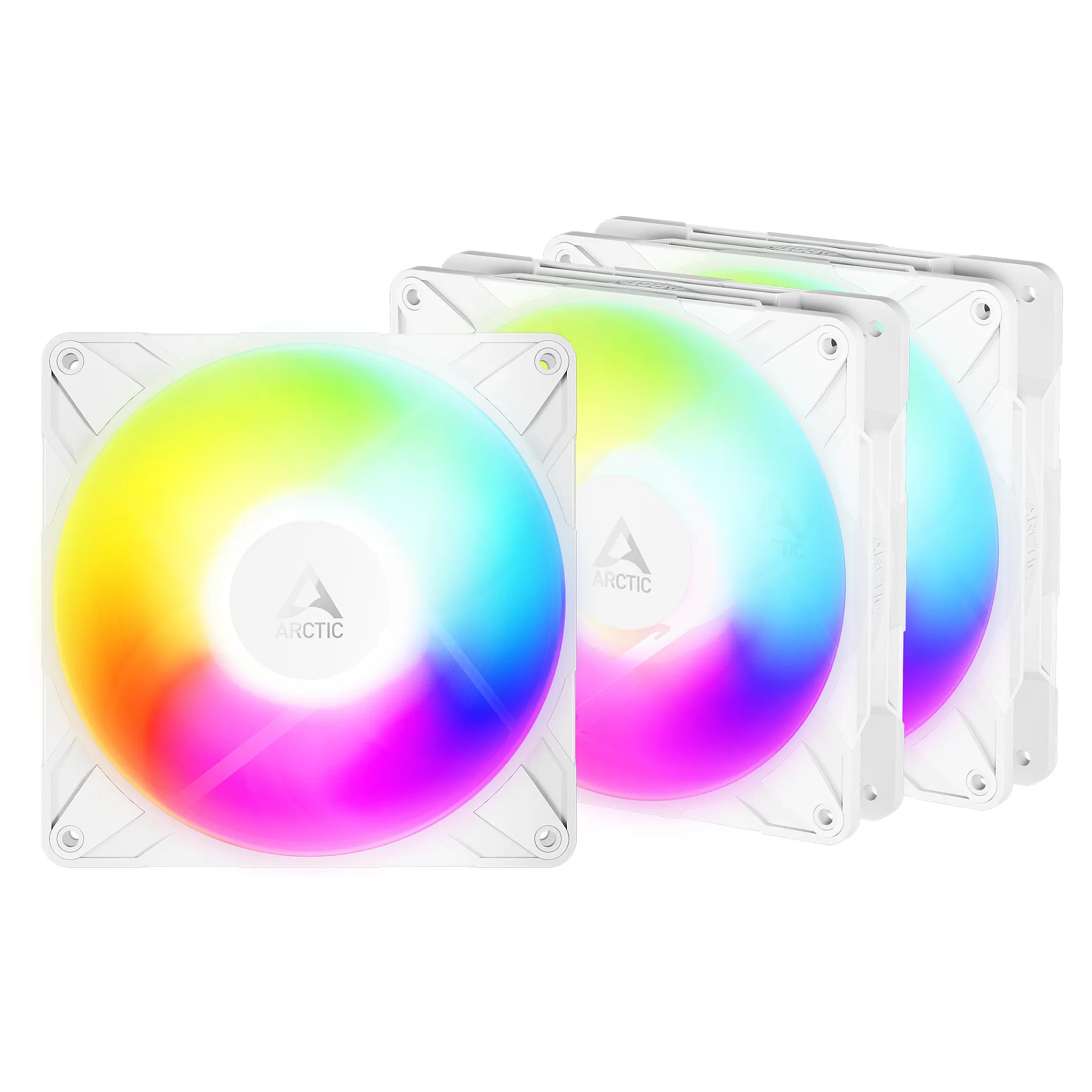 ARCTIC P14 Pro Reverse PWM Lüfter A-RGB 3 Pack White ARCTIC Freezer P14 Pro Reverse A-RGB (White) - 3 Pack