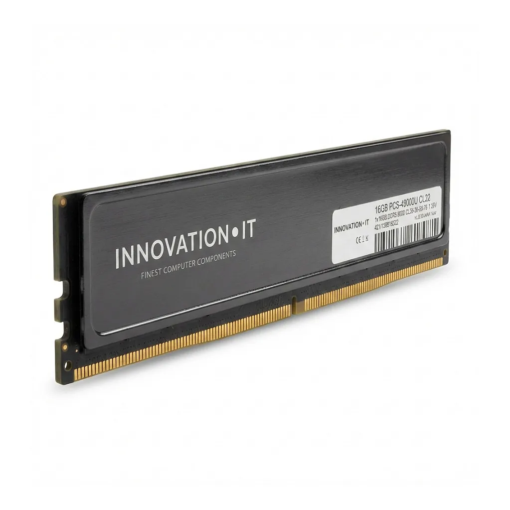 6000 32GB Innovation IT (KIt 2x16GB) CL36-46-46-96 1.35V with Heatspreader 6000 32GB Innovation IT (KIt 2x16GB) CL36-46-46-96 1.35V with Heatspreader