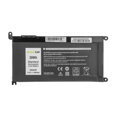 Green Cell DE150 baterija, suderinama su DELL Inspiron 13 ir 15 serijomis