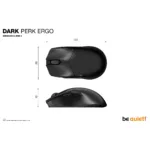 Pelė be quiet! Dark Perk Ergo (BM007), vaizdas 10