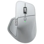 Pelė Logitech MX Master 4 for Mac, šoninis vaizdas su mygtukais ir ratuku