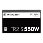 Maitinimo blokas Thermaltake TR2 S 550W, šoninis vaizdas su kabelių jungtimis