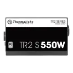 Maitinimo blokas Thermaltake TR2 S 550W, šoninis vaizdas su kabelių jungtimis