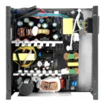 Thermaltake TR2 S 550W maitinimo blokas, šoninis vaizdas su jungtimis