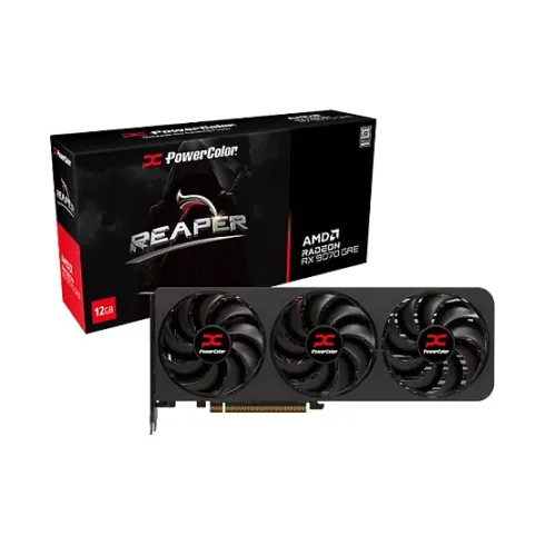 Vaizdo plokštė PowerColor Reaper AMD Radeon RX 9070 GRE 12GB GDDR6