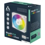 ARCTIC BioniX P14 A-RGB White 3er-Pack | Gehäuselüfter