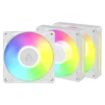 ARCTIC BioniX P12 A-RGB White 3er-Pack | Gehäuselüfter