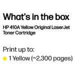 HP 410A Yellow Original LaserJet toner cartridge