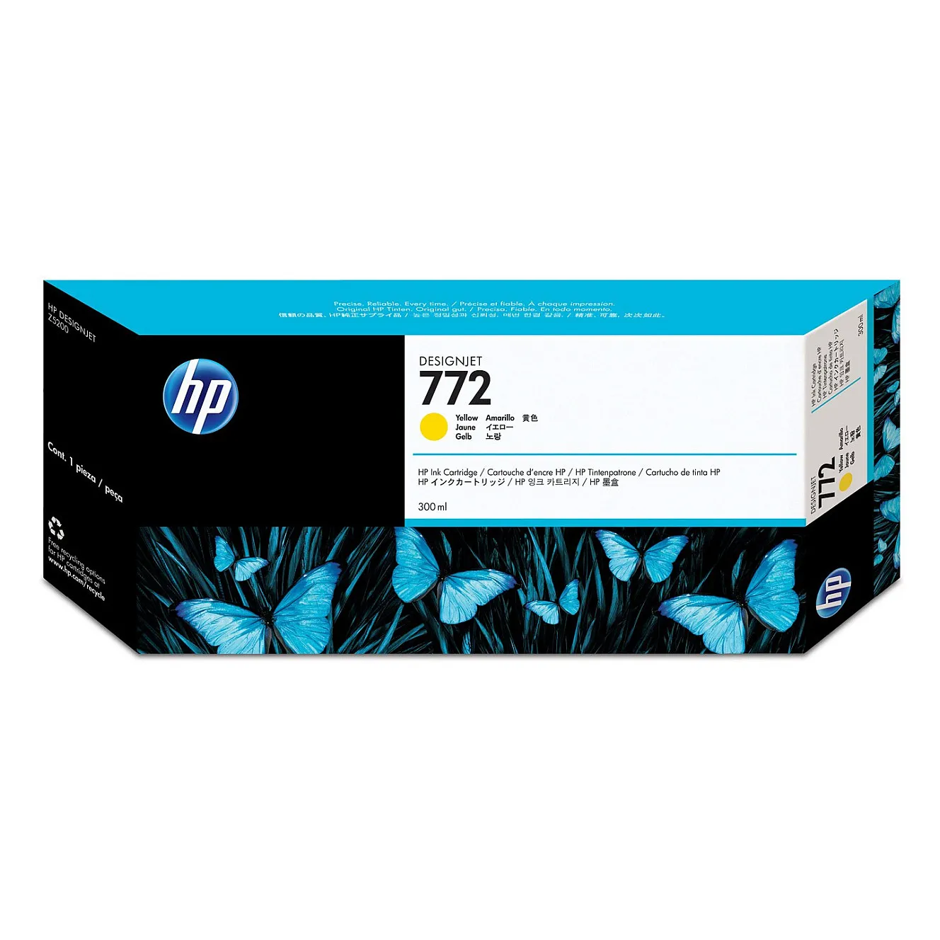 HP 772 300-ml Yellow DesignJet Ink Cartridge print head Spausdinimo galvutė HP 772 300-ml Yellow DesignJet Ink (CN630A)
