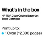HP 410A Cyan Original LaserJet toner cartridge