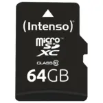 Atminties kortelė Intenso 64GB MicroSDHC (3413490), vaizdas 2
