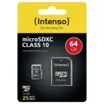 Atminties kortelė Intenso 64GB MicroSDHC (3413490), vaizdas 4
