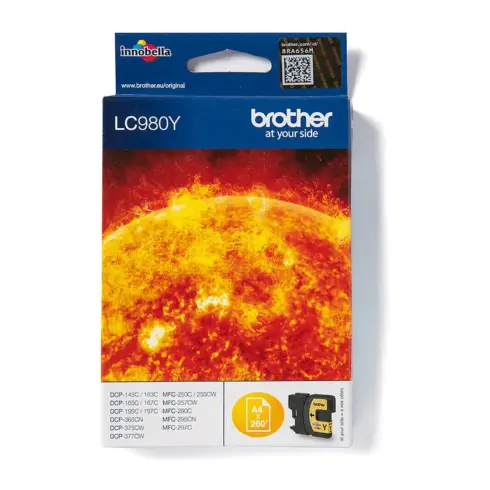 Rašalo kasetė Brother LC980Y