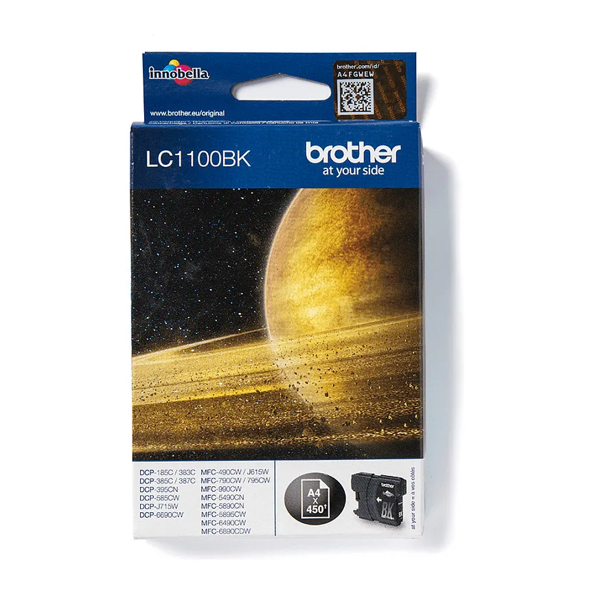 Brother LC1100BK ink cartridge Rašalo kasetė Brother LC1100BK