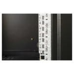 Rack cabinet Digitus DN-19 12U-6/6-SW su užrakto sistema ir juoda spalva