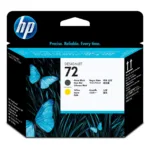 HP 72 Matte Black & Yellow Printhead print head