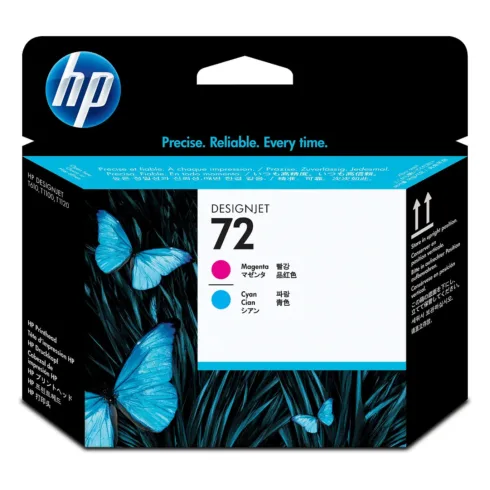 HP 72 Magenta and Cyan DesignJet Printhead print head
