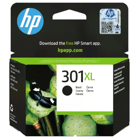 Rašalo kasetė HP 301XL High Yield (CH563EE), juodos spalvos