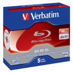 Garso įrangos priedas Verbatim BD-RE DL 50GB 2 x 5 Pack Jewel Case (43760), vaizdas 2