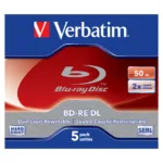 Garso įrangos priedas Verbatim BD-RE DL 50GB 2 x 5 Pack Jewel Case (43760)