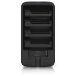Ubiquiti UNAS 4, vaizdas iš šono su atidarytomis HDD vietomis