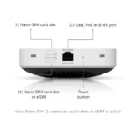 Ubiquiti UniFi 5G Max, matmenys ir montavimo galimybės ant sienos ir lango