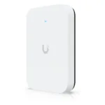 Ubiquiti U7 Pro XG Wall, matomas iš šono su montavimo detalėmis