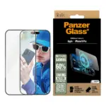 Apsauginis stiklas PanzerGlass Gaming Screen Protector iPhone 16 Pro, Ultra-Wide Fit (2858), vaizdas 2