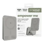 Apsauginis stiklas PanzerGlass empower by empower Bank w. Spin Stand, 5000mAh (EM34876), vaizdas 2