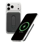 Apsauginis stiklas PanzerGlass empower by empower Bank w. Spin Stand, 5000mAh, Space (EM23165), juodos spalvos, vaizdas 4