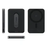 Apsauginis stiklas PanzerGlass empower by empower Bank w. Spin Stand, 5000mAh, Space (EM23165), juodos spalvos, vaizdas 5